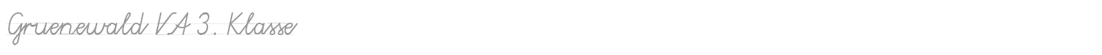 Gruenewald font preview